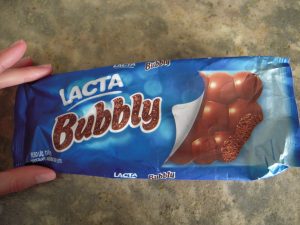 Bubbly by Lacta, a Brazilian Chocolate